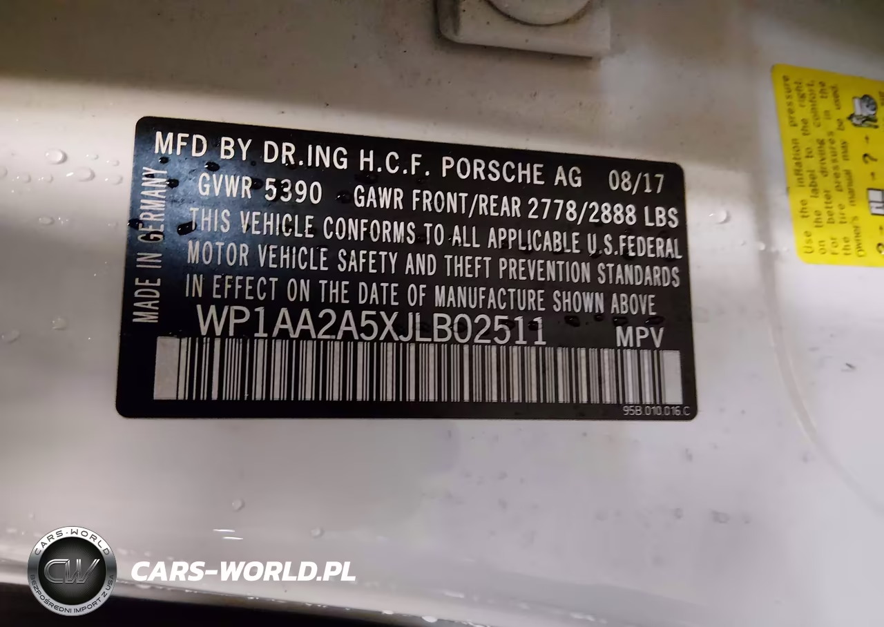 2018 Porsche Macan VIN:WP1AA2A5XJLB02511 - 9