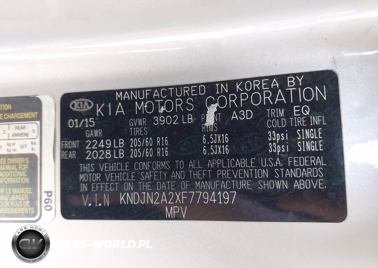 2015 Kia Soul VIN:KNDJN2A2XF7794197 - 9