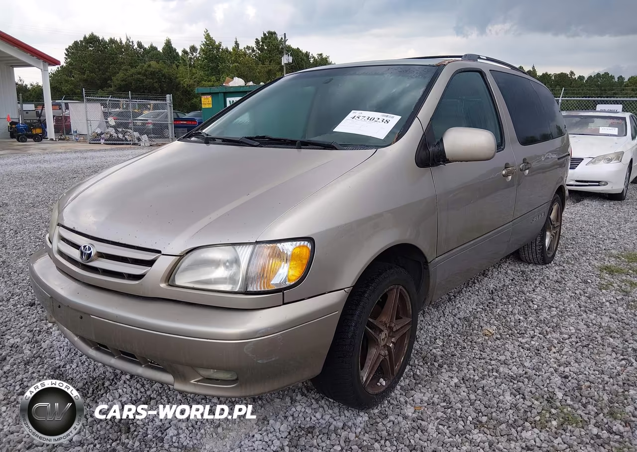 2001 Toyota Sienna Xle VIN:4T3ZF13C71U374202 - 2