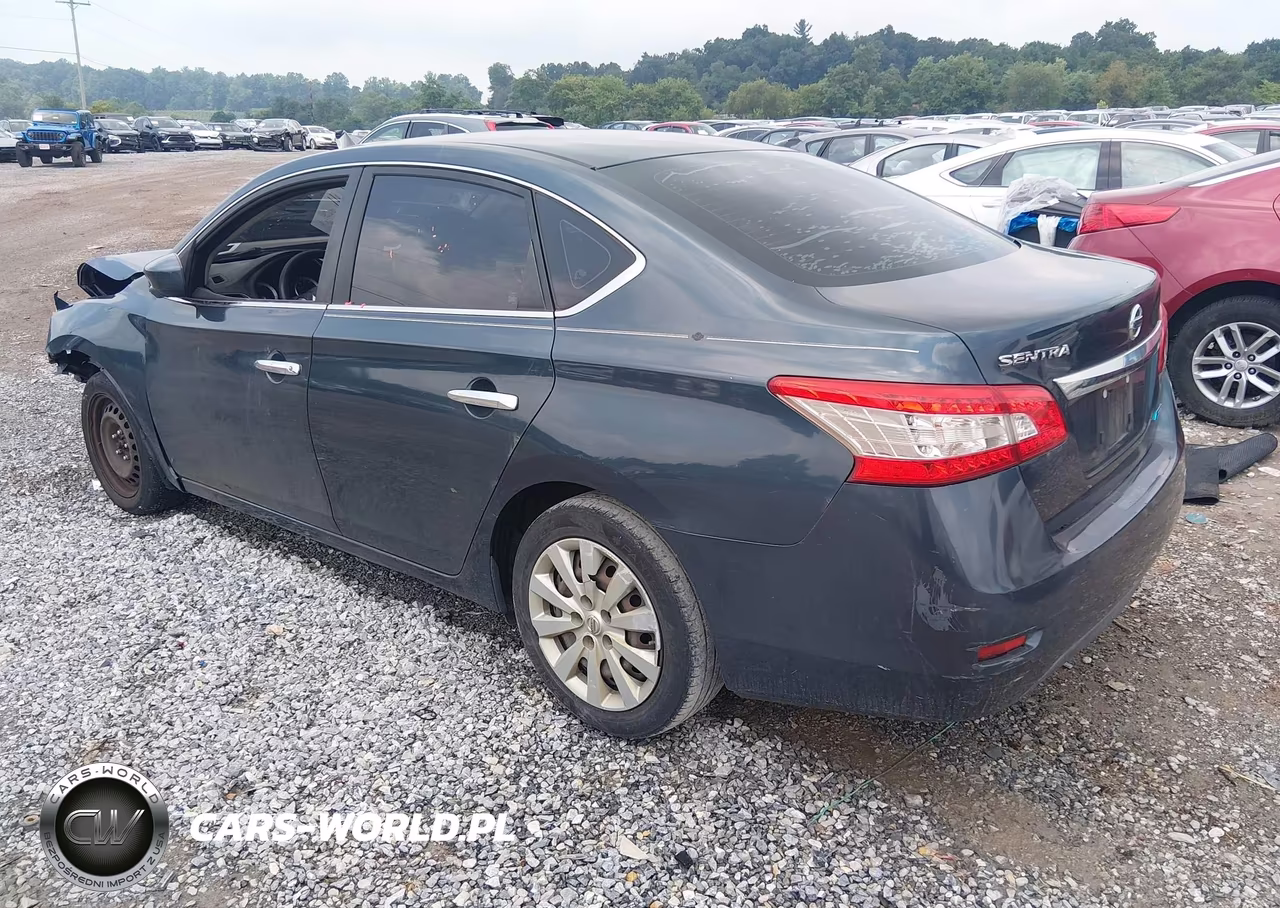 2013 Nissan Sentra Sv VIN:3N1AB7AP1DL609533 - 3