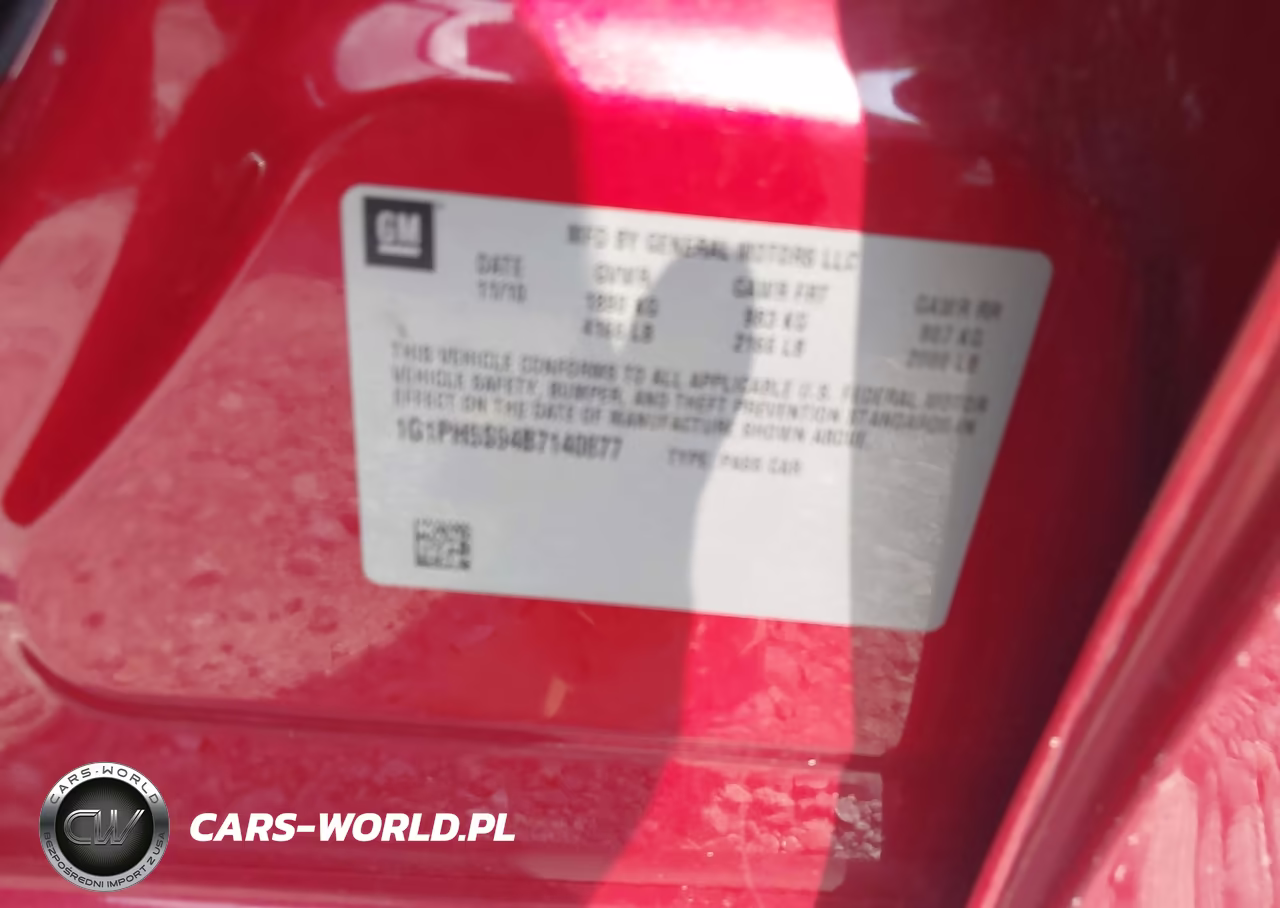 2011 Chevrolet Cruze Ltz VIN:1G1PH5S94B7140877 - 9