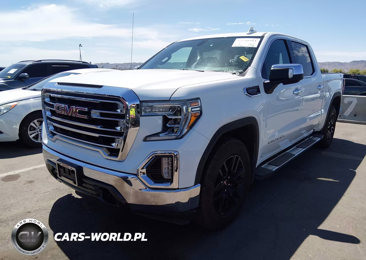 2020 GMC Sierra 1500 4Wd Short Box Slt VIN:3GTU9DED5LG412277 - 2