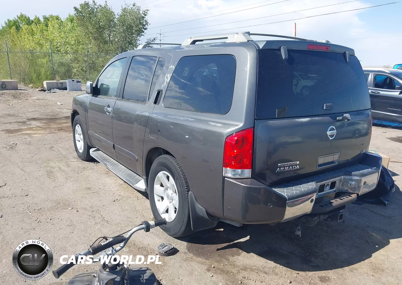 2004 Nissan Pathfinder Armada Le VIN:5N1AA08A34N712263 - 3