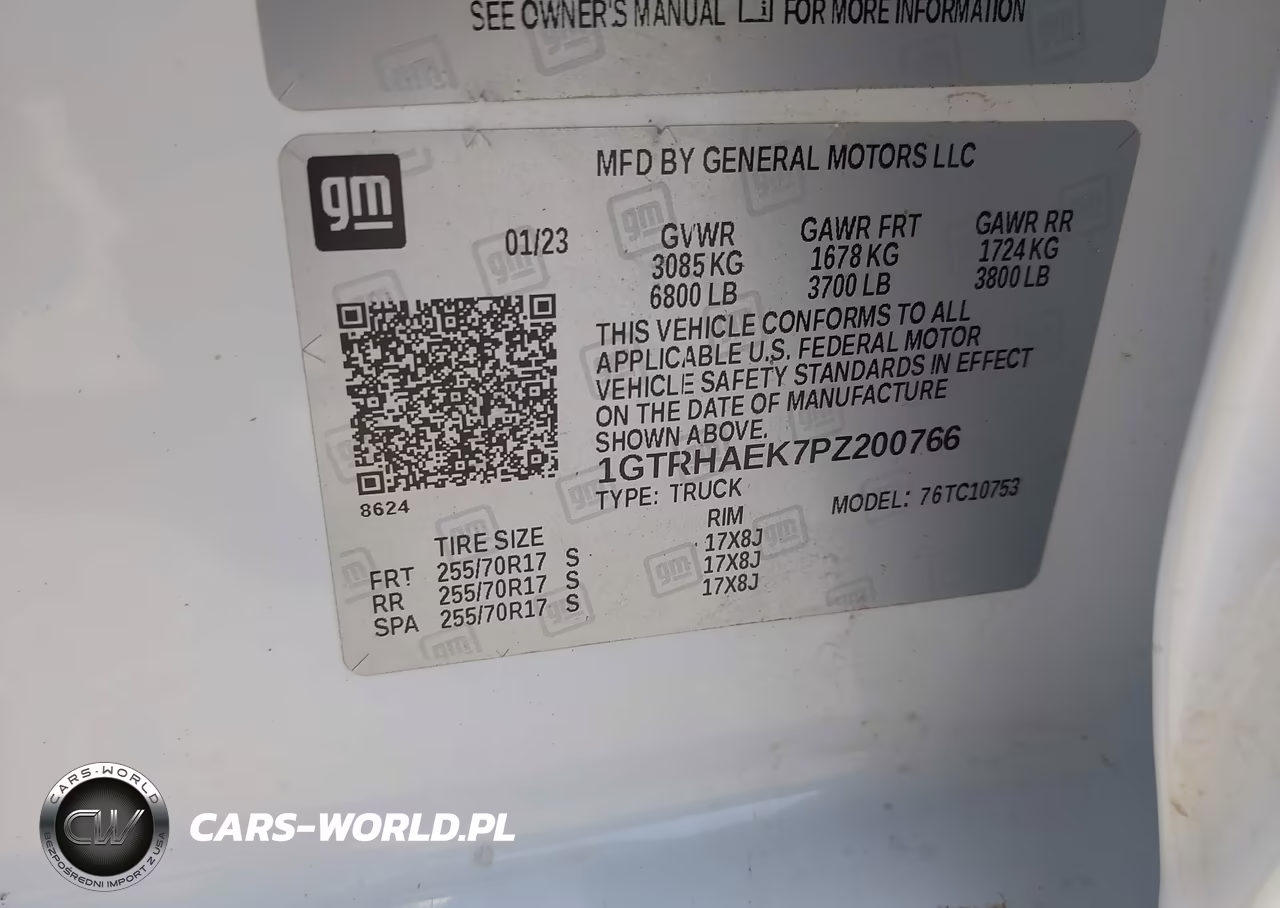 2023 GMC Sierra 1500 2Wd Standard Box Pro VIN:1GTRHAEK7PZ200766 - 9