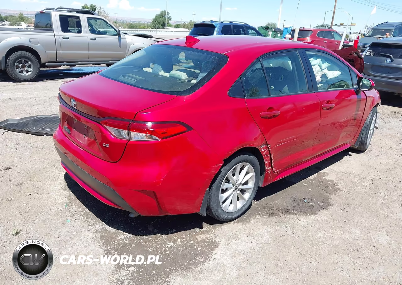 2020 Toyota Corolla Le VIN:JTDHPRAEXLJ037617 - 4