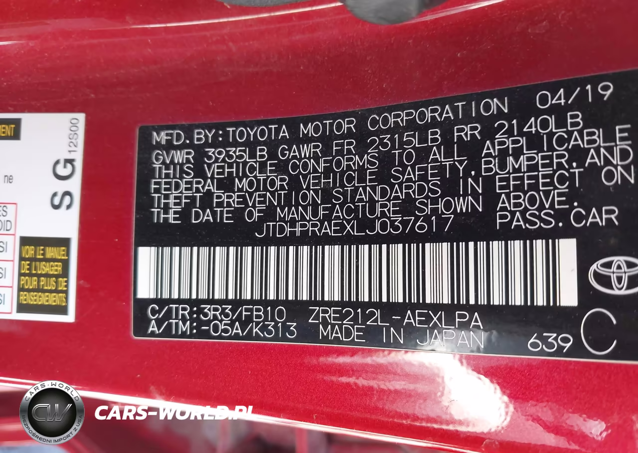 2020 Toyota Corolla Le VIN:JTDHPRAEXLJ037617 - 9
