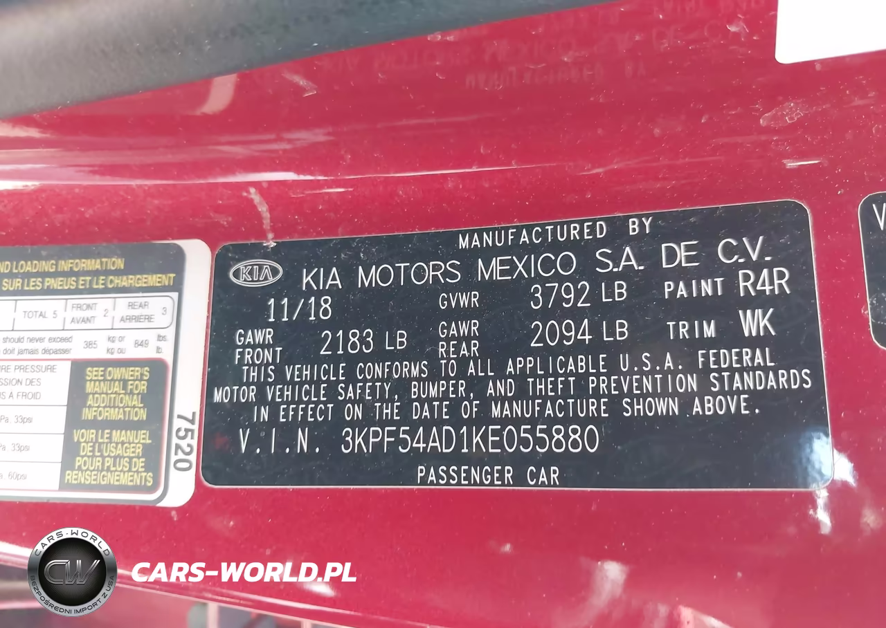 2019 Kia Forte Ex VIN:3KPF54AD1KE055880 - 9