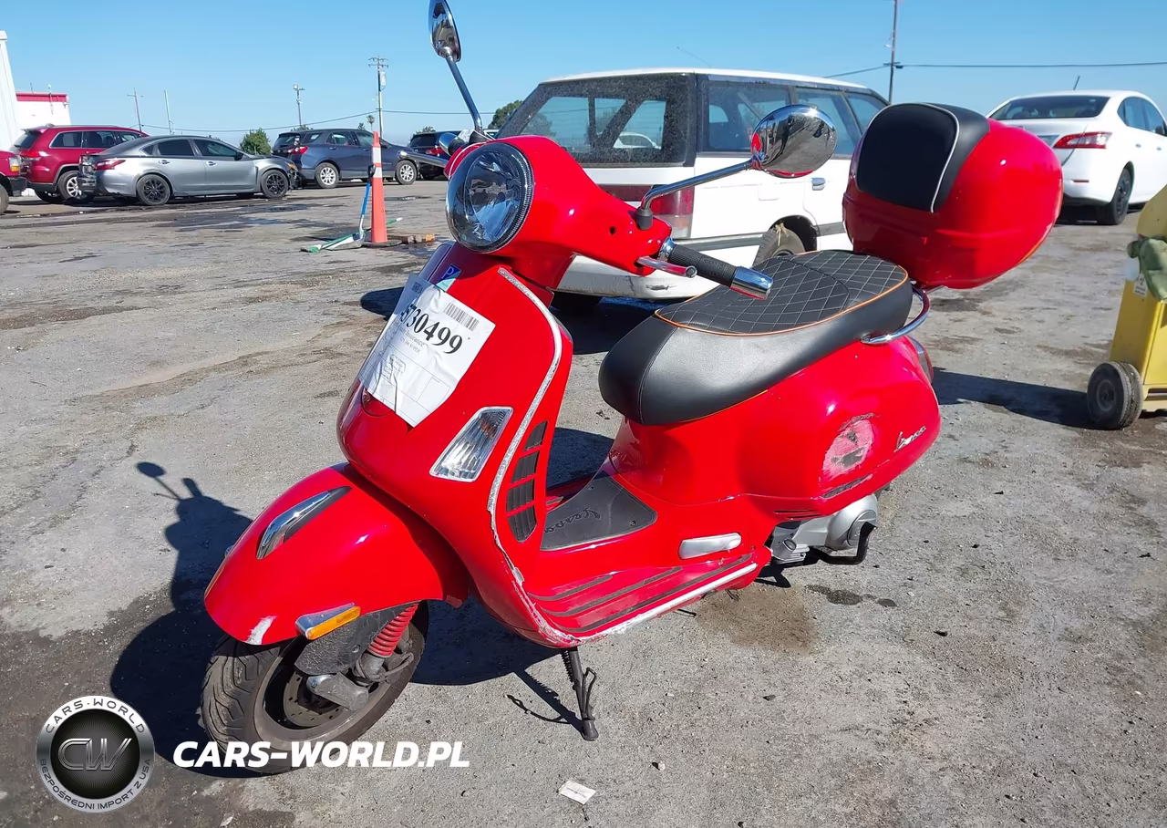 2018 Vespa Gts 300 Super VIN:ZAPMA39L7J5200485 - 2