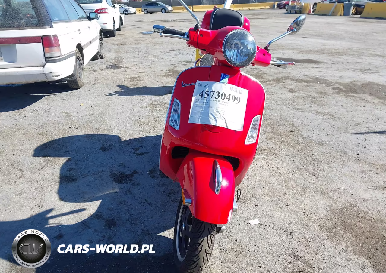 2018 Vespa Gts 300 Super VIN:ZAPMA39L7J5200485 - 5