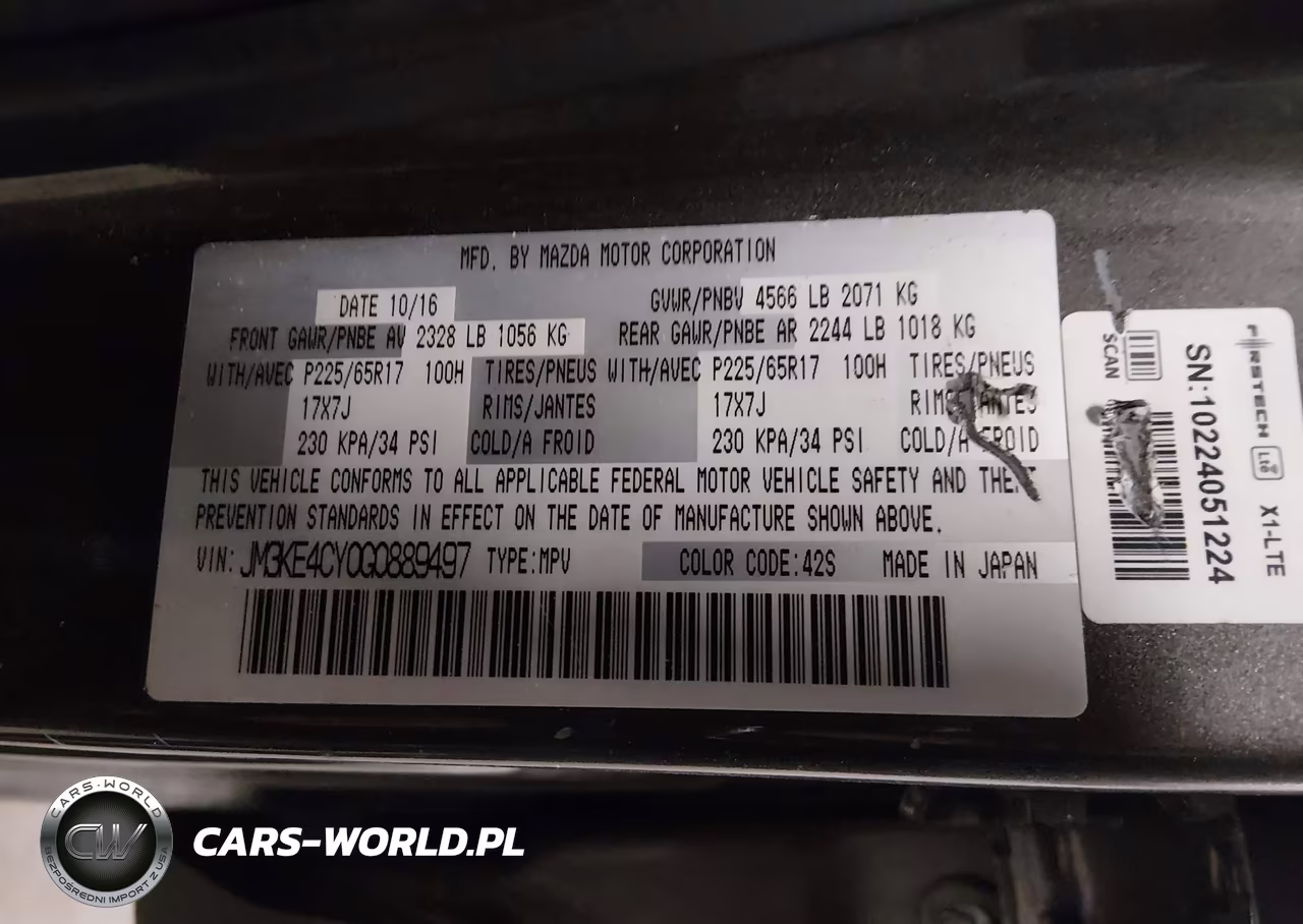 2016 Mazda Cx-5 Touring VIN:JM3KE4CY0G0889497 - 9