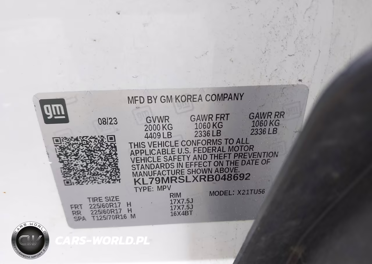 2024 Chevrolet Trailblazer Awd Lt VIN:KL79MRSLXRB048692 - 9