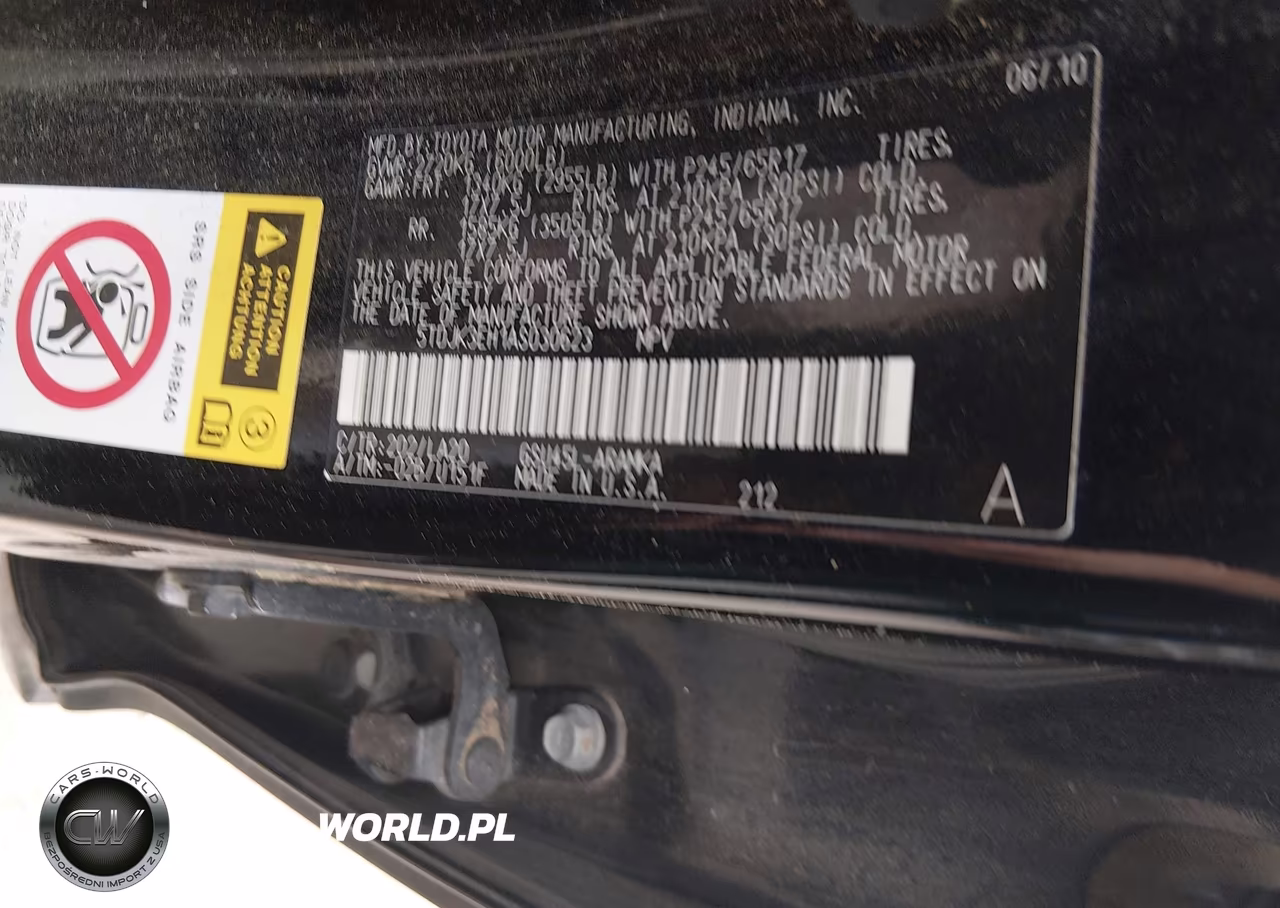 2010 Toyota Highlander Se V6 VIN:5TDJK3EH1AS030623 - 9