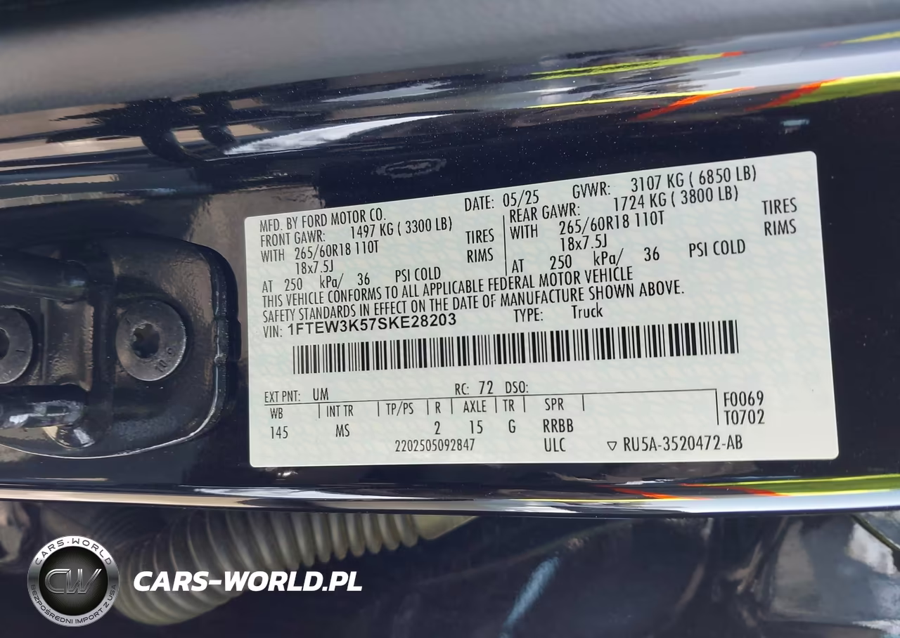2025 Ford F-150 Xlt VIN:1FTEW3K57SKE28203 - 9