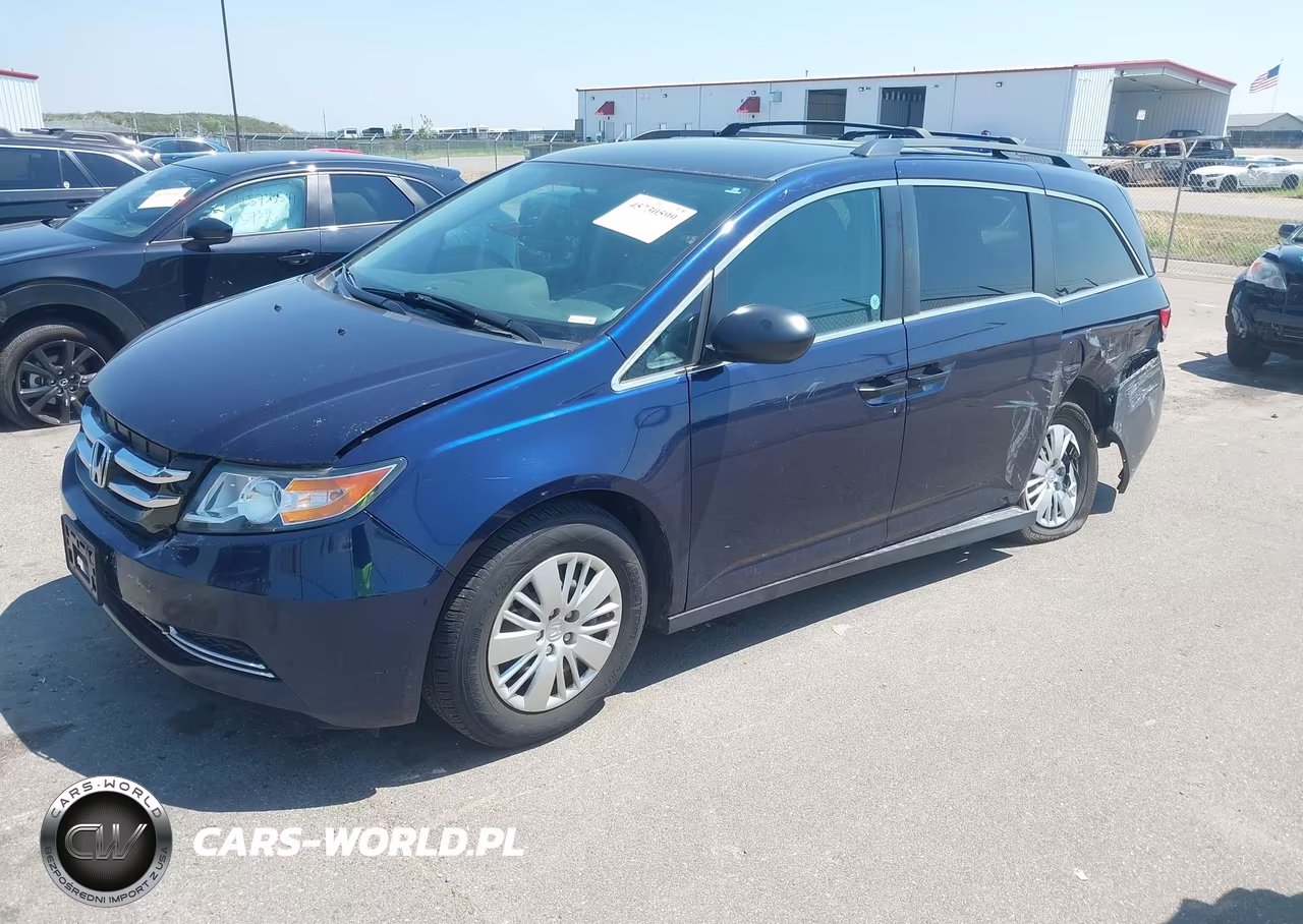 HONDA ODYSSEY LX VIN:5FNRL5H23FB124369 - 2