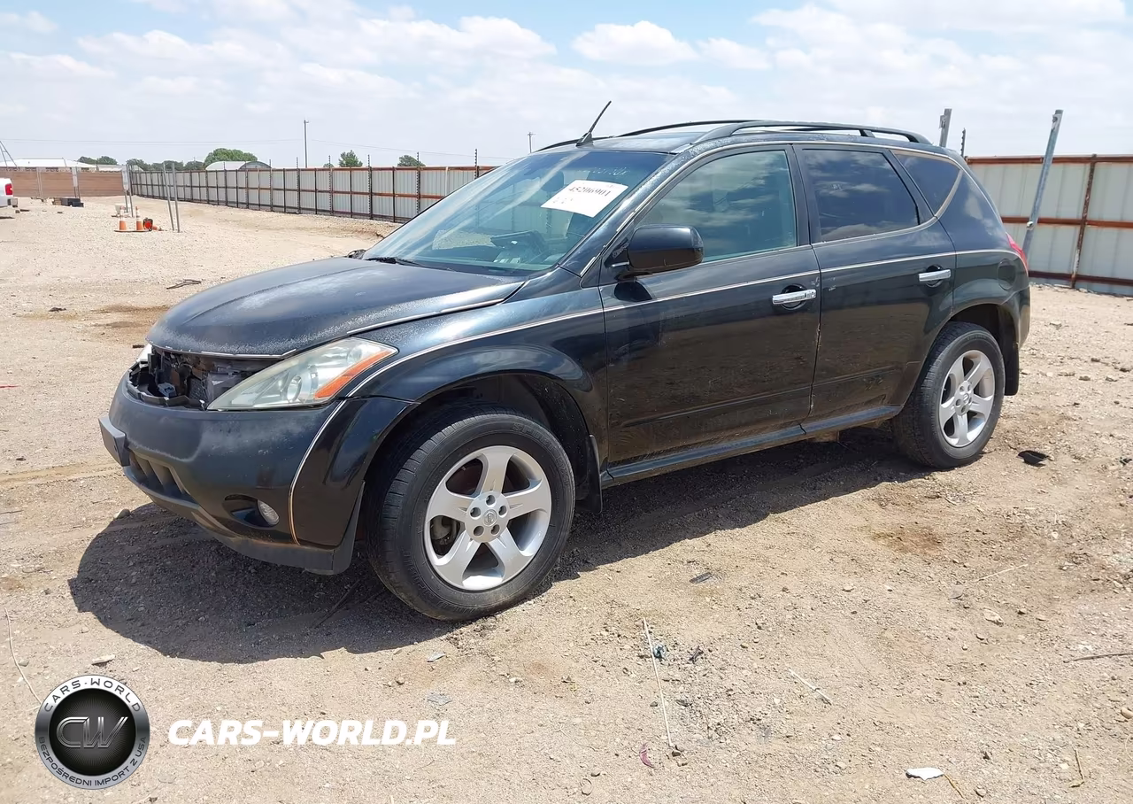 2005 Nissan Murano Sl VIN:JN8AZ08T55W310324 - 2