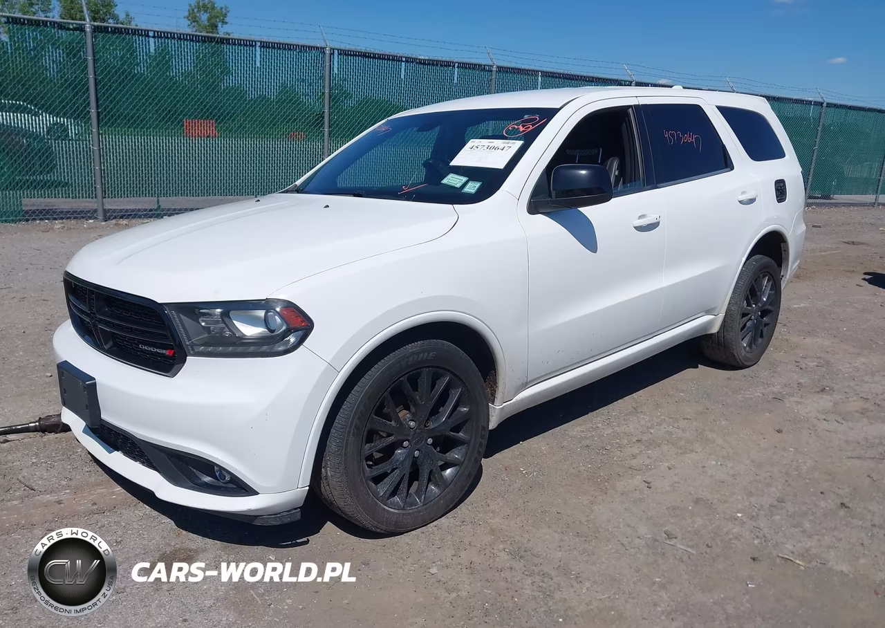 2016 Dodge Durango Sxt VIN:1C4RDJAG4GC387562 - 2