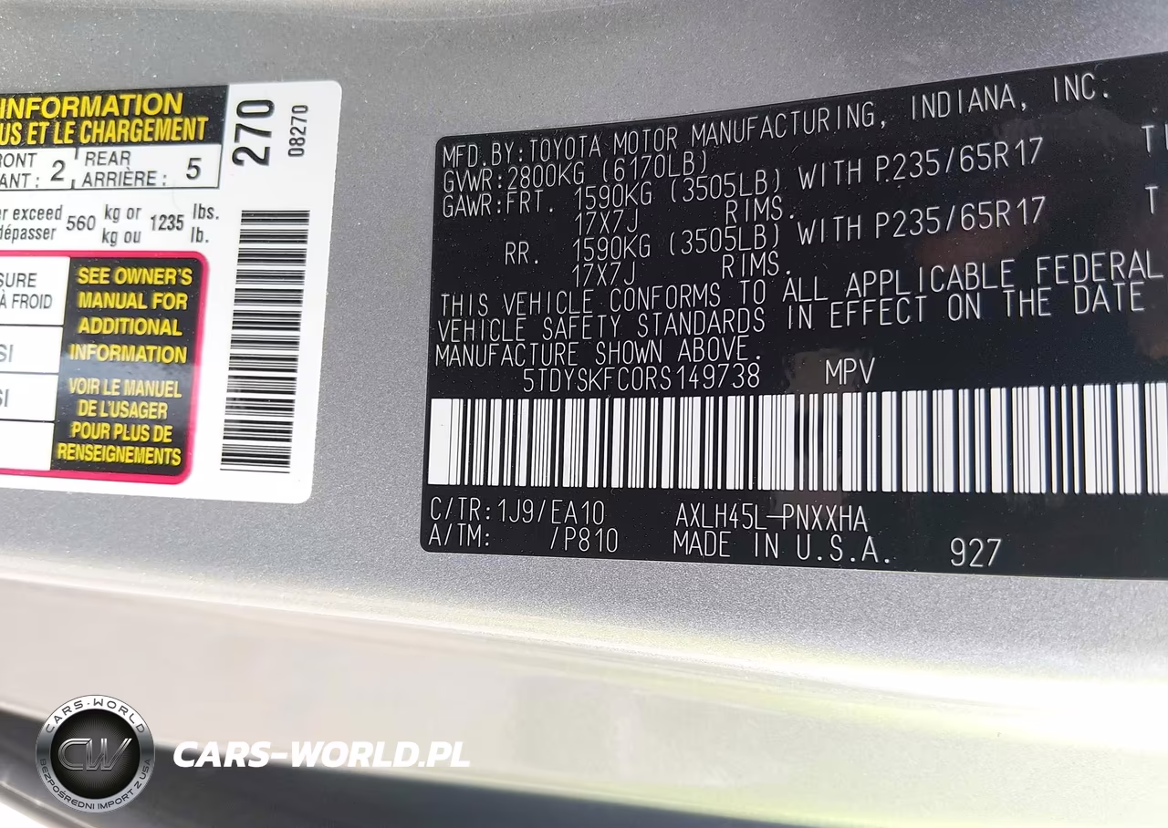 2024 Toyota Sienna Xle VIN:5TDYSKFC0RS149738 - 9