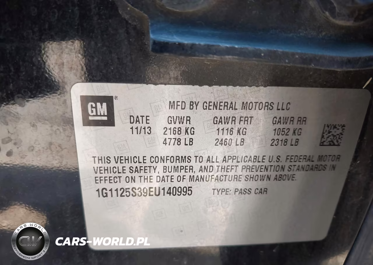 2014 Chevrolet Impala 2Lt VIN:1G1125S39EU140995 - 9
