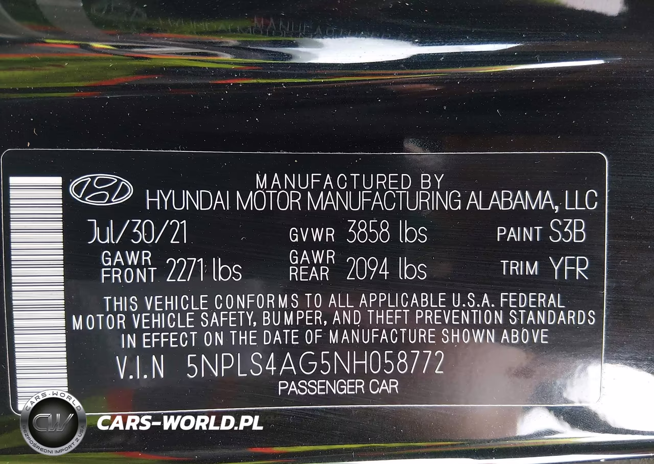 2022 Hyundai Elantra Sel VIN:5NPLS4AG5NH058772 - 9