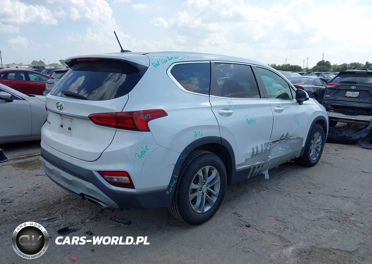 2019 Hyundai Santa Fe Se VIN:5NMS23ADXKH049683 - 4