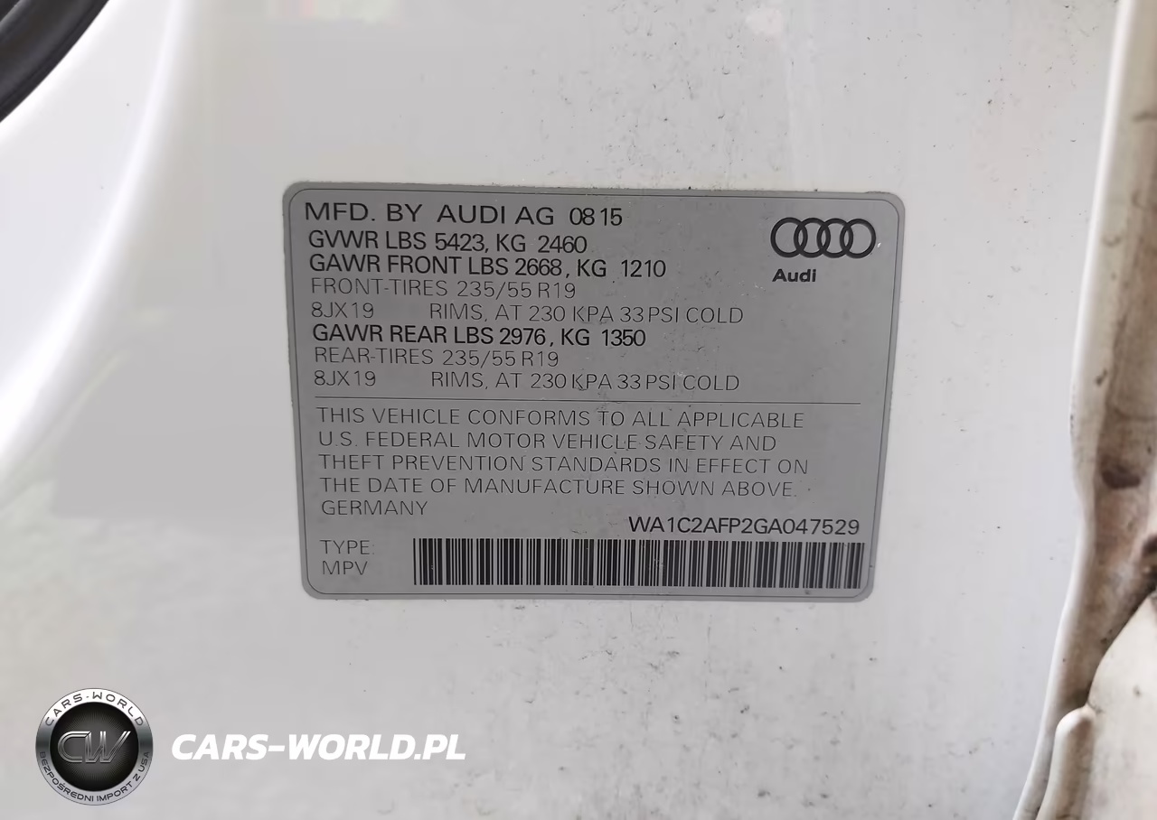 2016 Audi Q5 2.0T Premium VIN:WA1C2AFP2GA047529 - 9