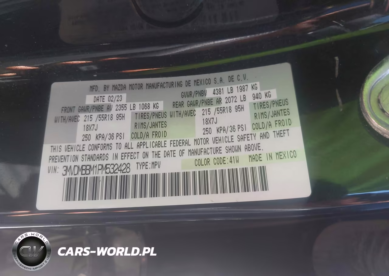 2023 Mazda Cx-30 2.5 S Select VIN:3MVDMBBM1PM532428 - 9