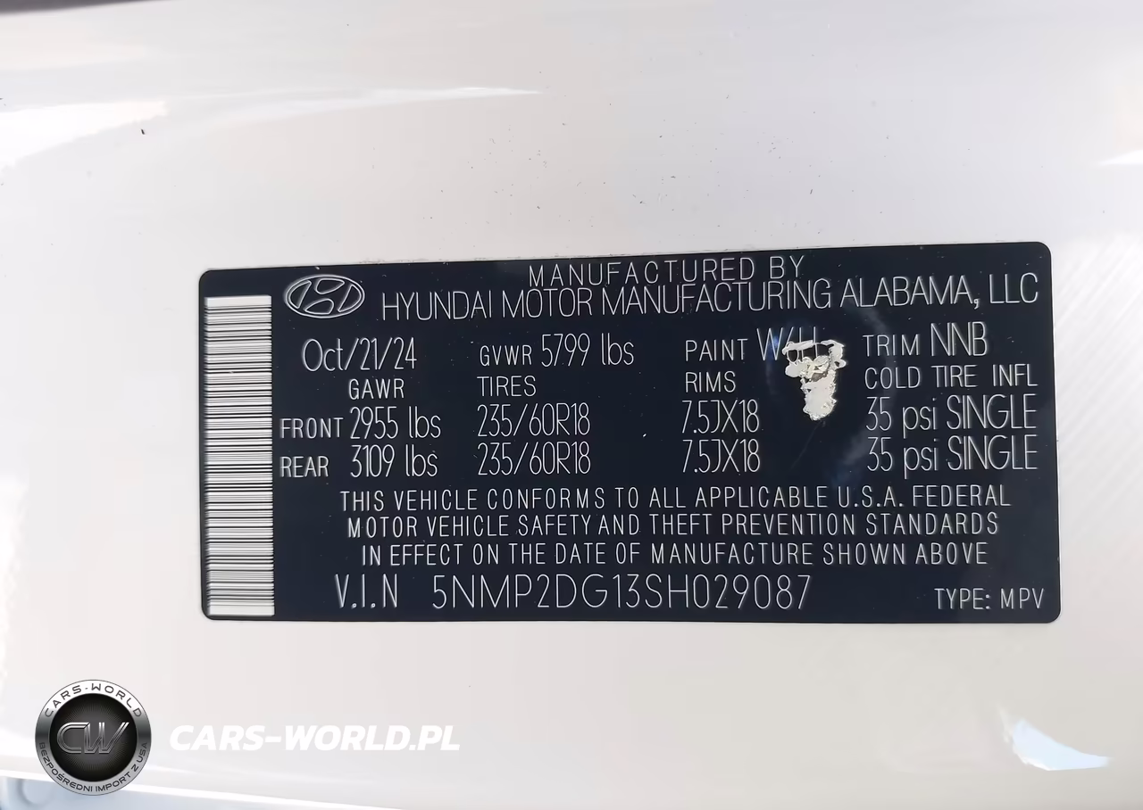 2025 Hyundai Santa Fe Hybrid Sel VIN:5NMP2DG13SH029087 - 9