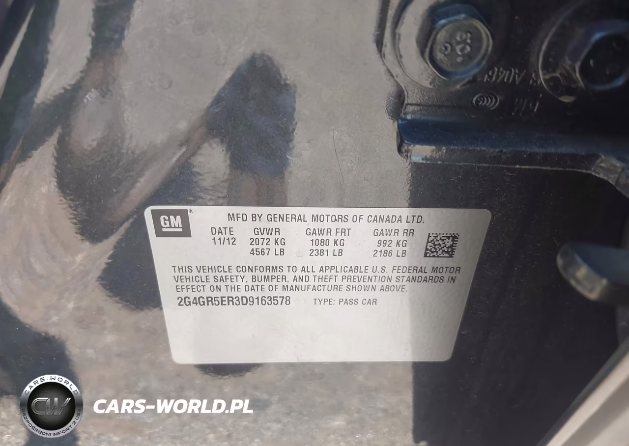 2013 Buick Regal VIN:2G4GR5ER3D9163578 - 9