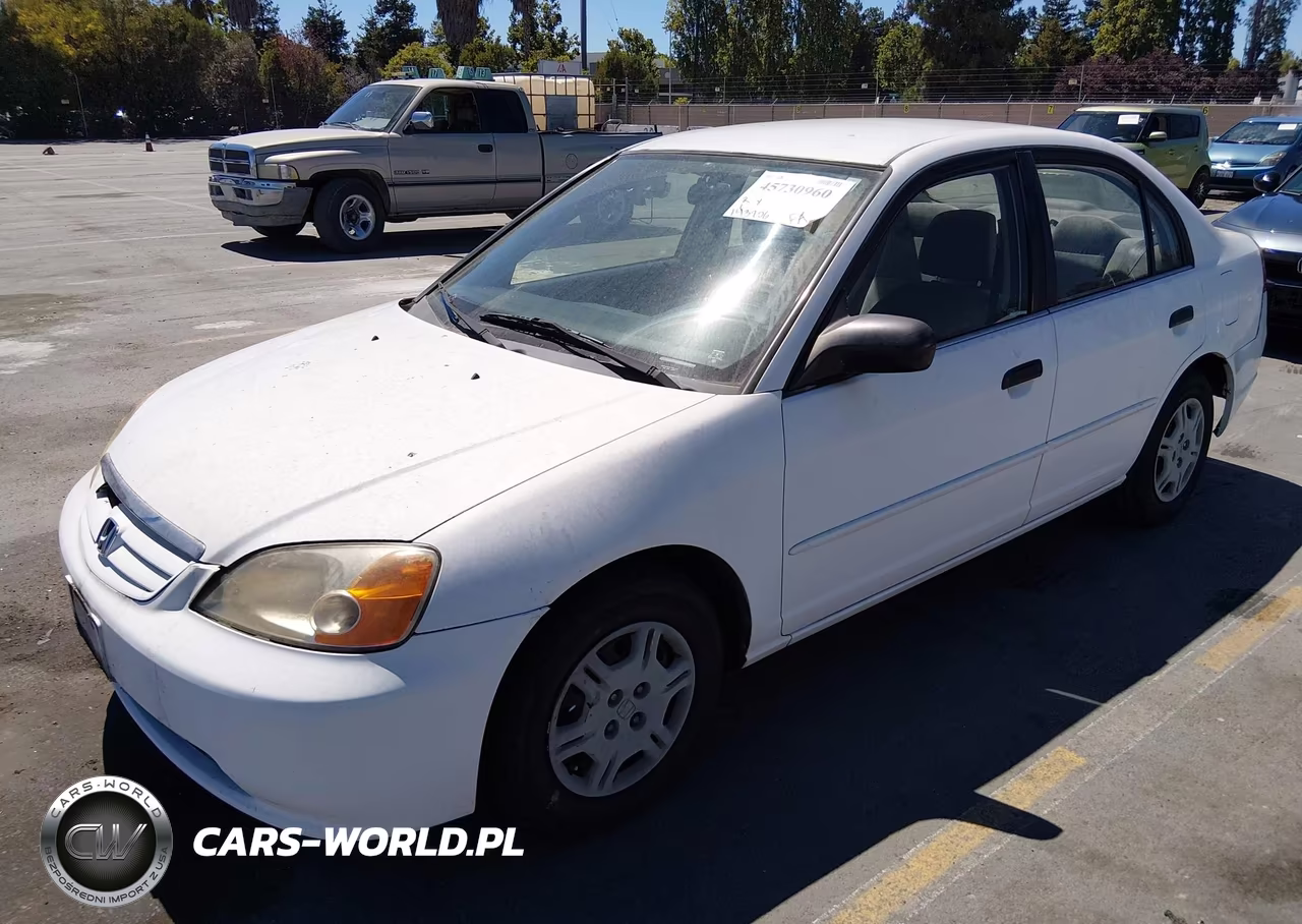 2001 Honda Civic Lx VIN:JHMES16591S005338 - 2
