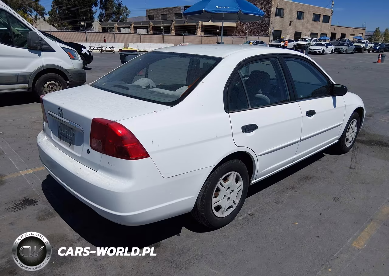 2001 Honda Civic Lx VIN:JHMES16591S005338 - 4