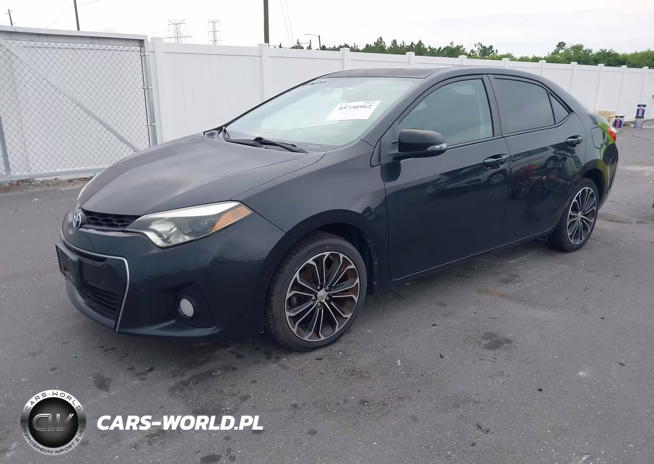 2014 Toyota Corolla S Plus VIN:5YFBURHE8EP128677 - 2