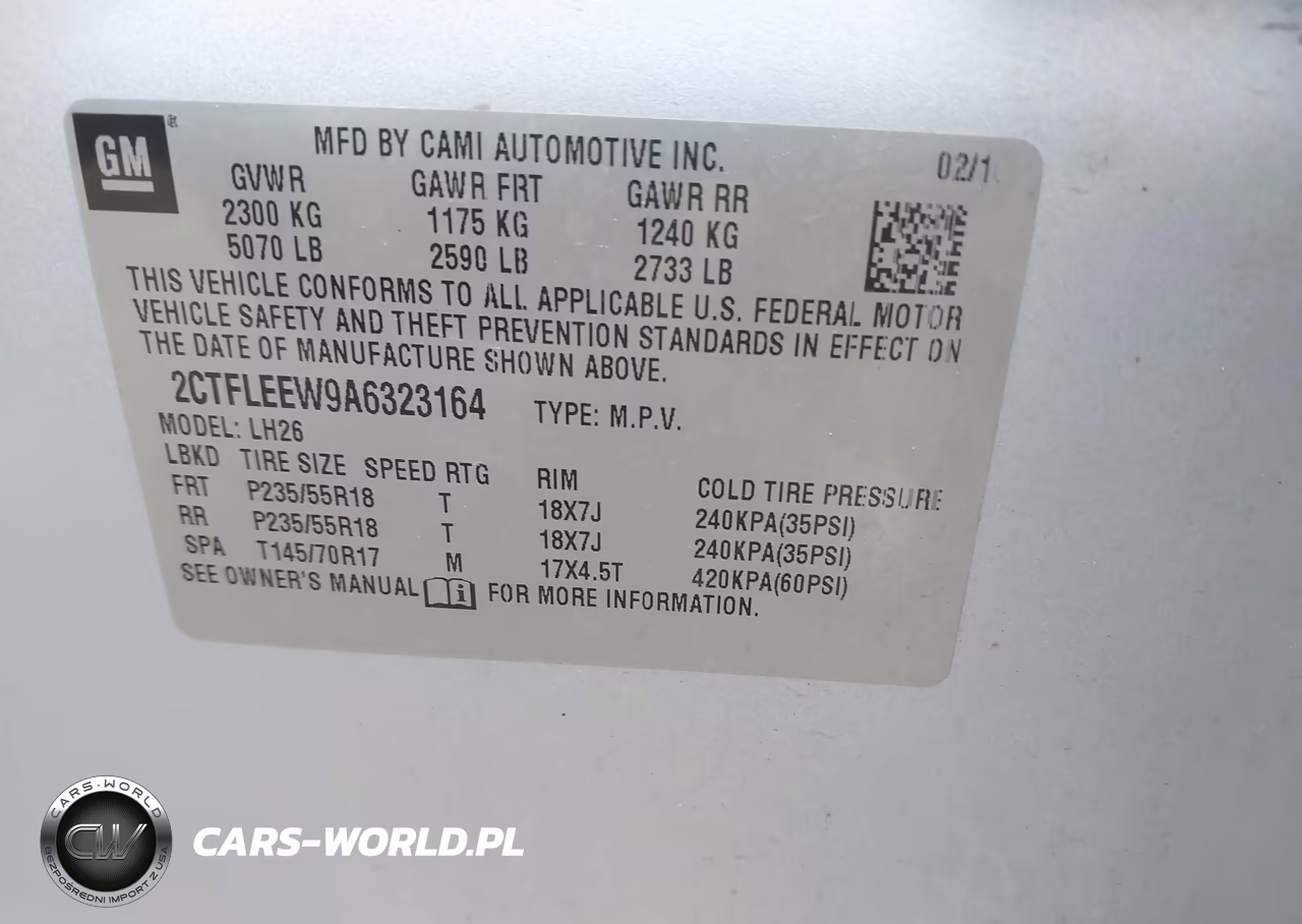 2010 GMC Terrain Sle-2 VIN:2CTFLEEW9A6323164 - 9