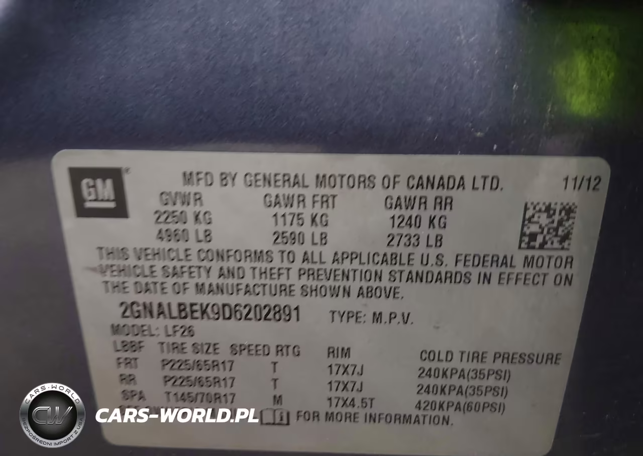 2013 Chevrolet Equinox Ls VIN:2GNALBEK9D6202891 - 8