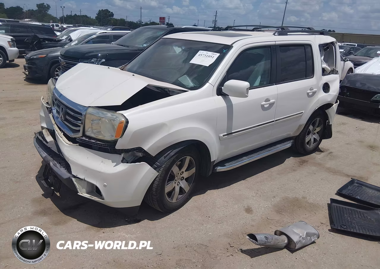 2012 Honda Pilot Touring VIN:5FNYF3H91CB025128 - 2