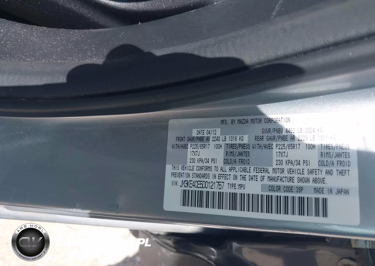 2013 Mazda Cx-5 Touring VIN:JM3KE4CE5D0121757 - 9