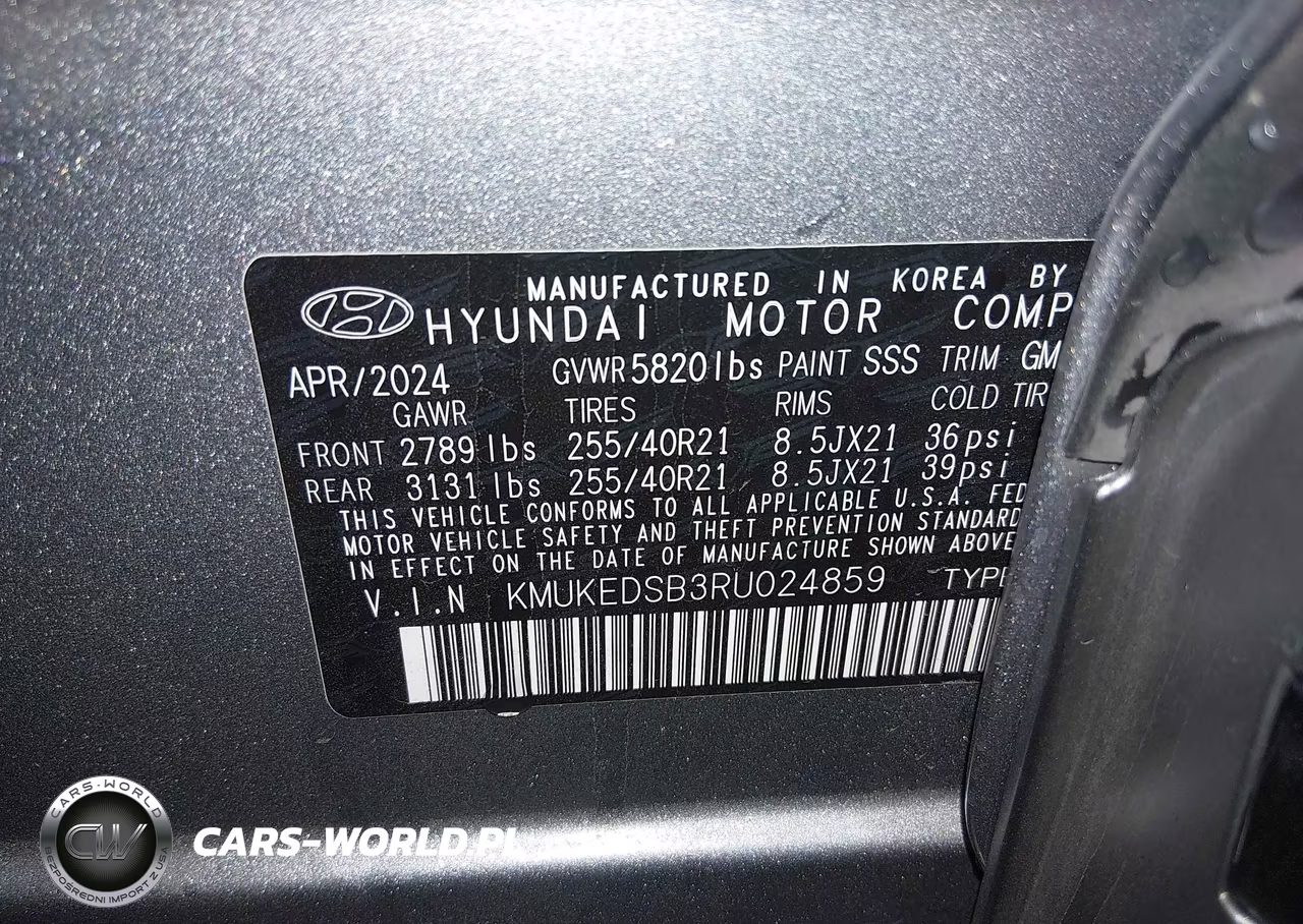 2024 Genesis Gv60 Performance Awd VIN:KMUKEDSB3RU024859 - 8