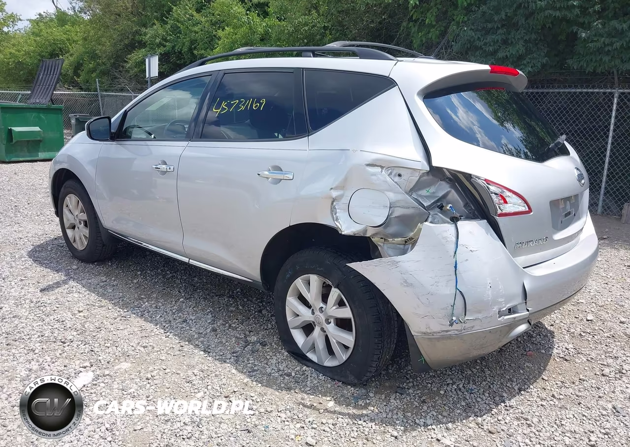 2014 Nissan Murano Sl VIN:JN8AZ1MW2EW533233 - 3