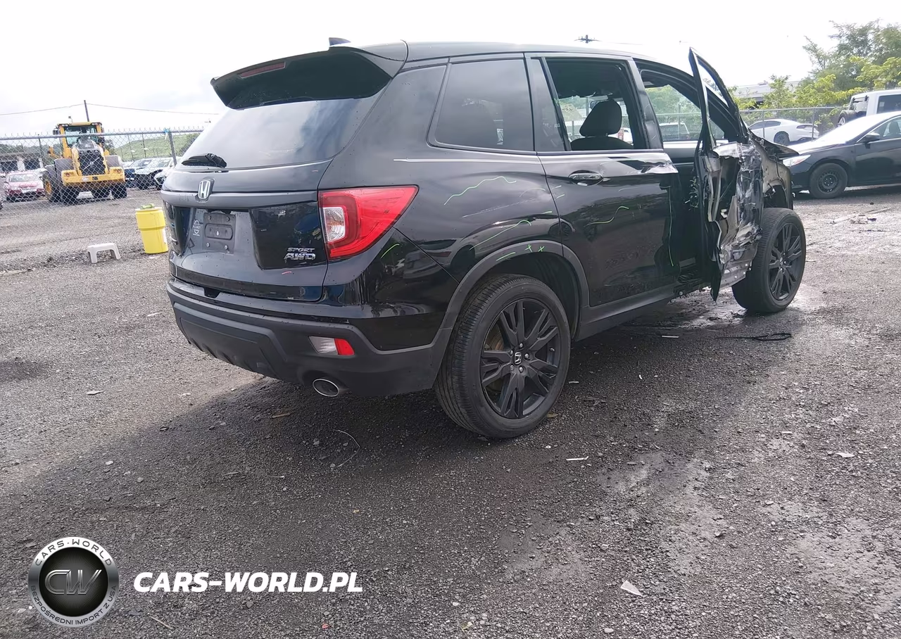 2020 Honda Passport Awd Sport VIN:5FNYF8H22LB017457 - 4