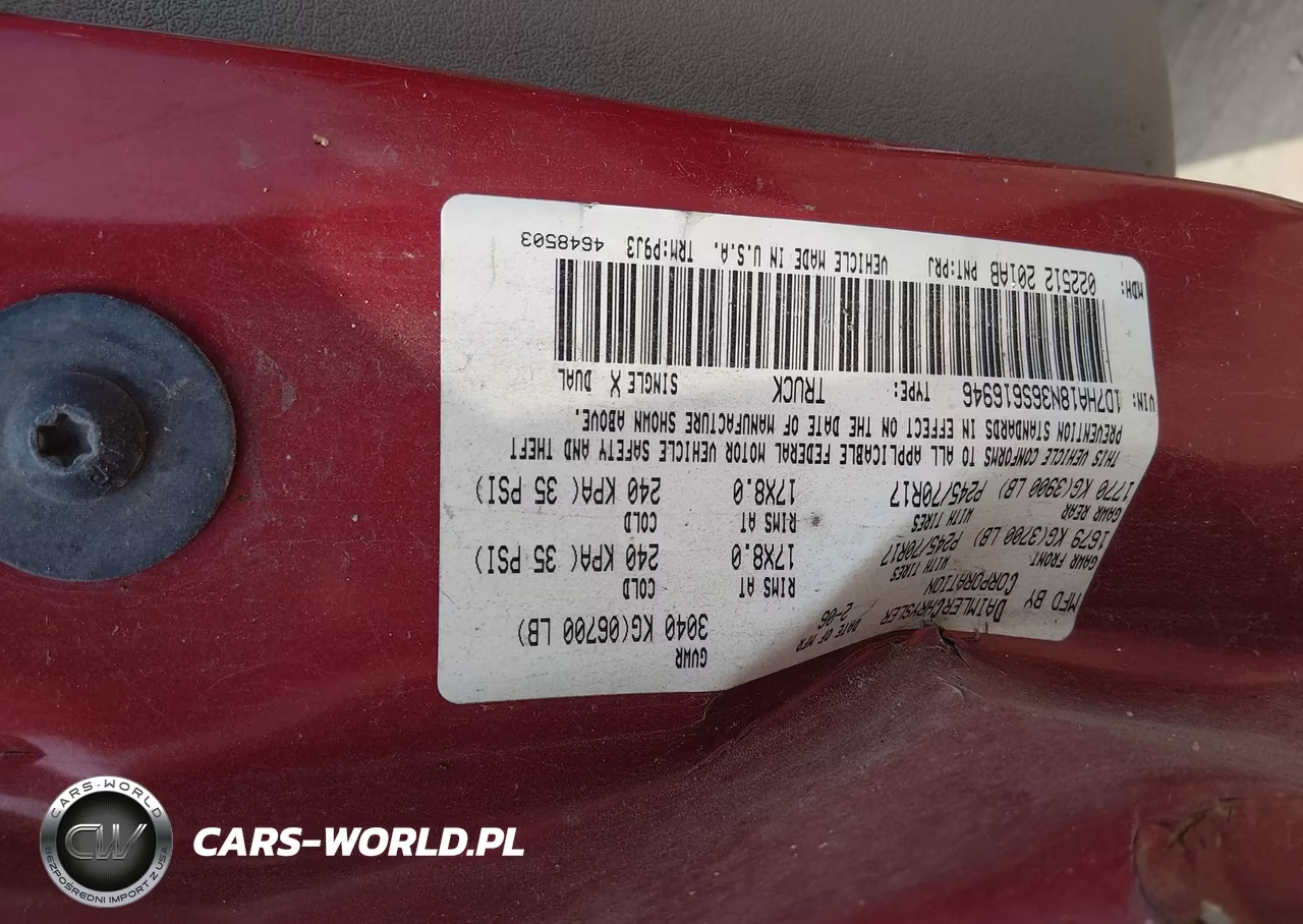 2006 Dodge Ram 1500 St VIN:1D7HA18N36S616946 - 9