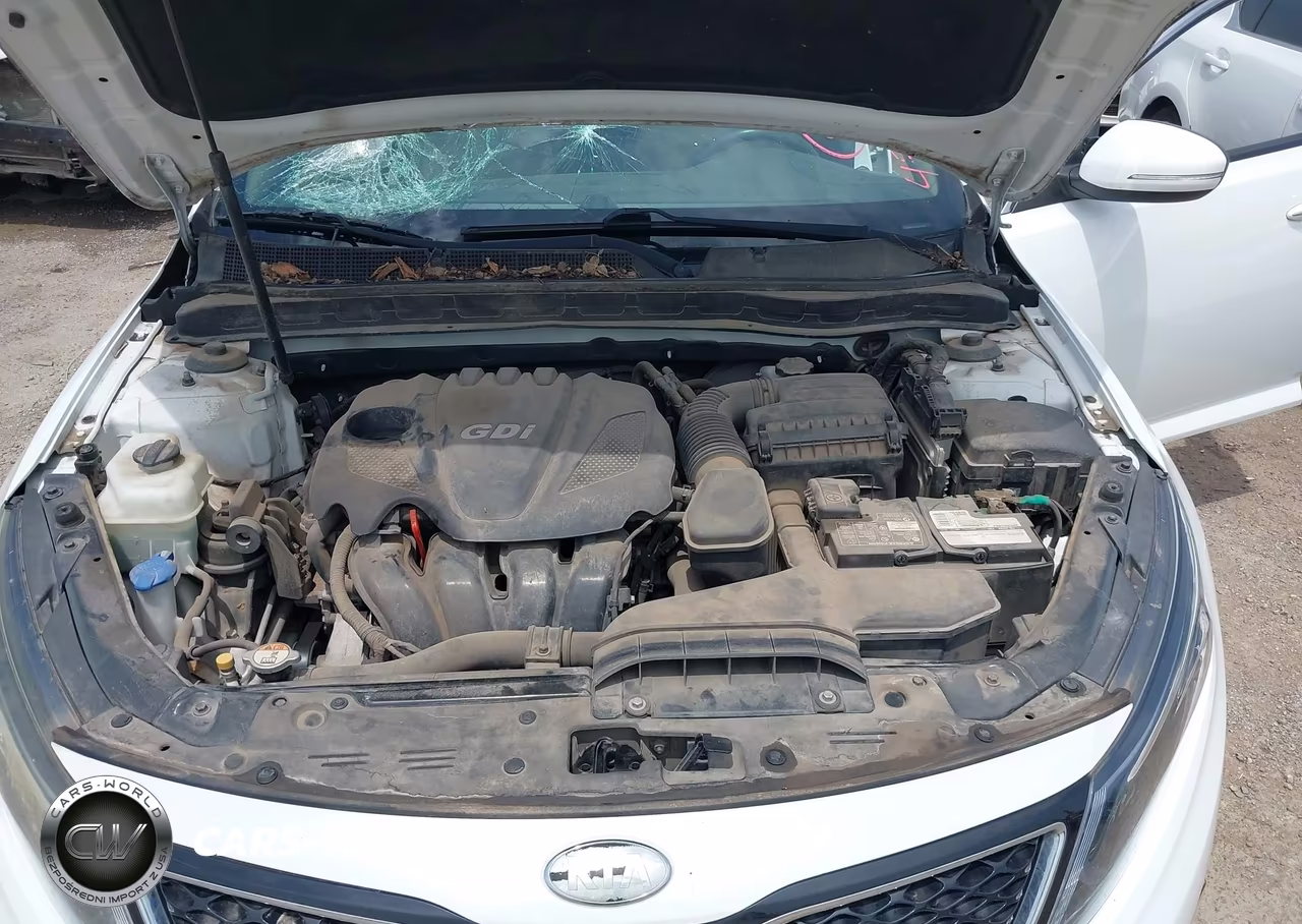 2014 Kia Optima Lx VIN:5XXGM4A71EG299204 - 10