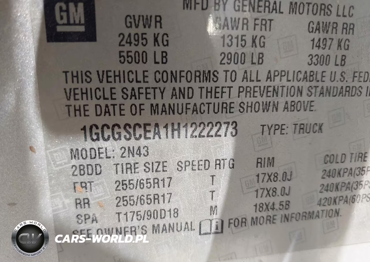 2017 Chevrolet Colorado 2Wd Lt VIN:1GCGSCEA1H1222273 - 9