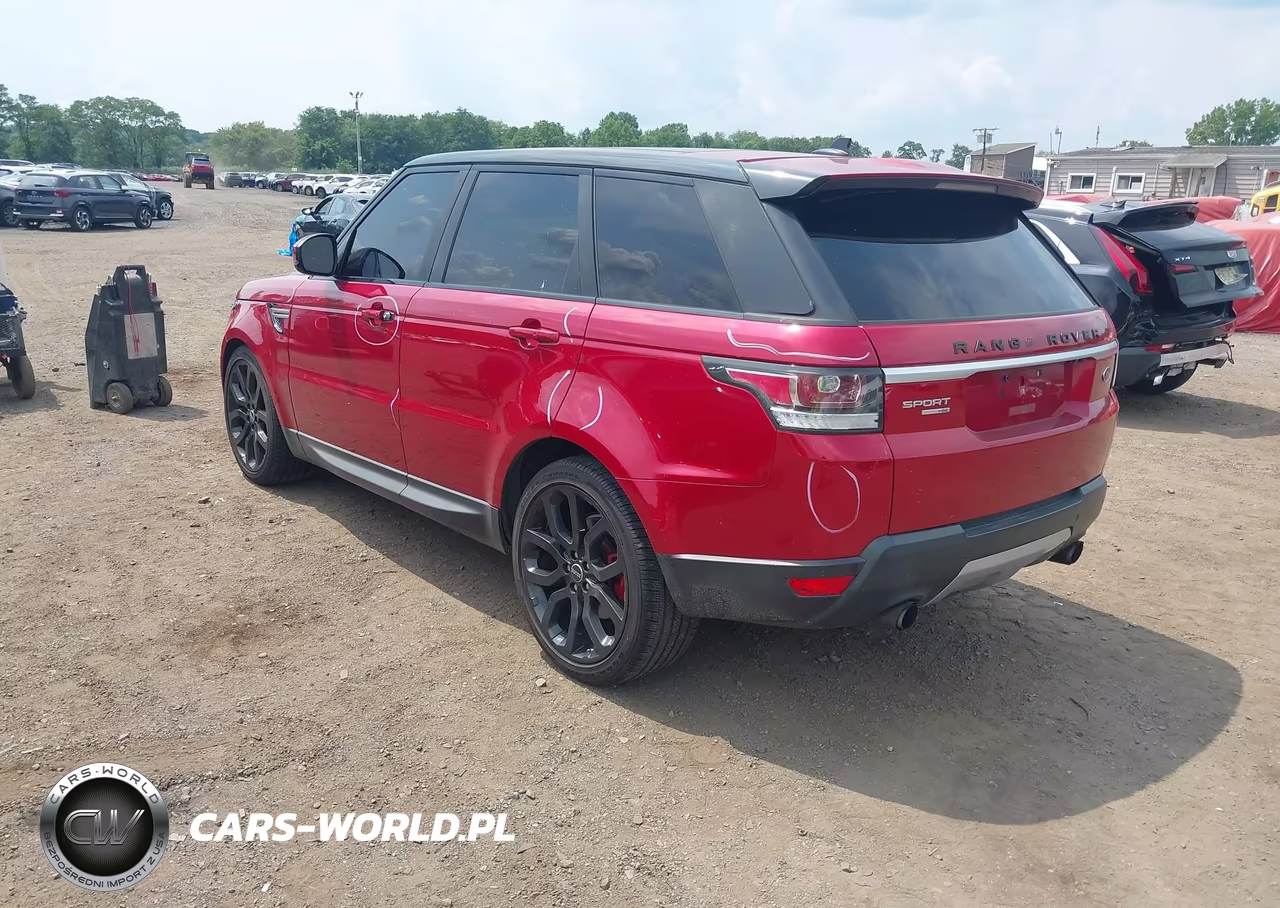 2016 Land Rover Range Rover Sport 3.0L V6 Supercharged Hse VIN:SALWR2PF2GA659412 - 3