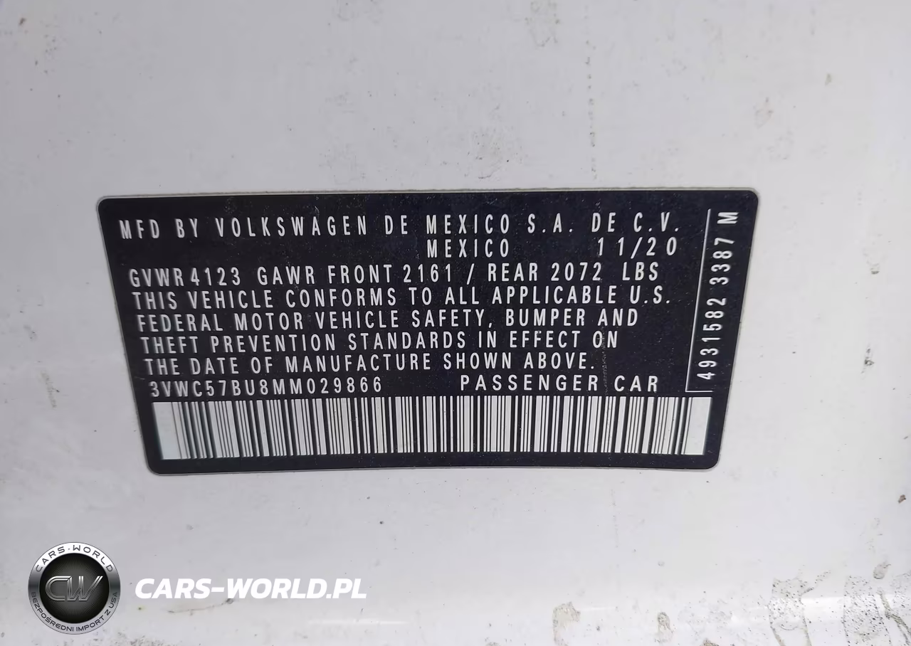 2021 Volkswagen Jetta 1.4T R-Line-1.4T Se-S VIN:3VWC57BU8MM029866 - 9