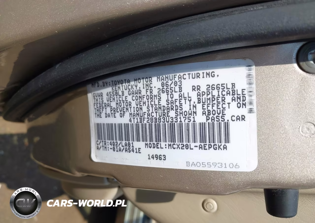2003 Toyota Avalon Xls VIN:4T1BF28B83U331751 - 9