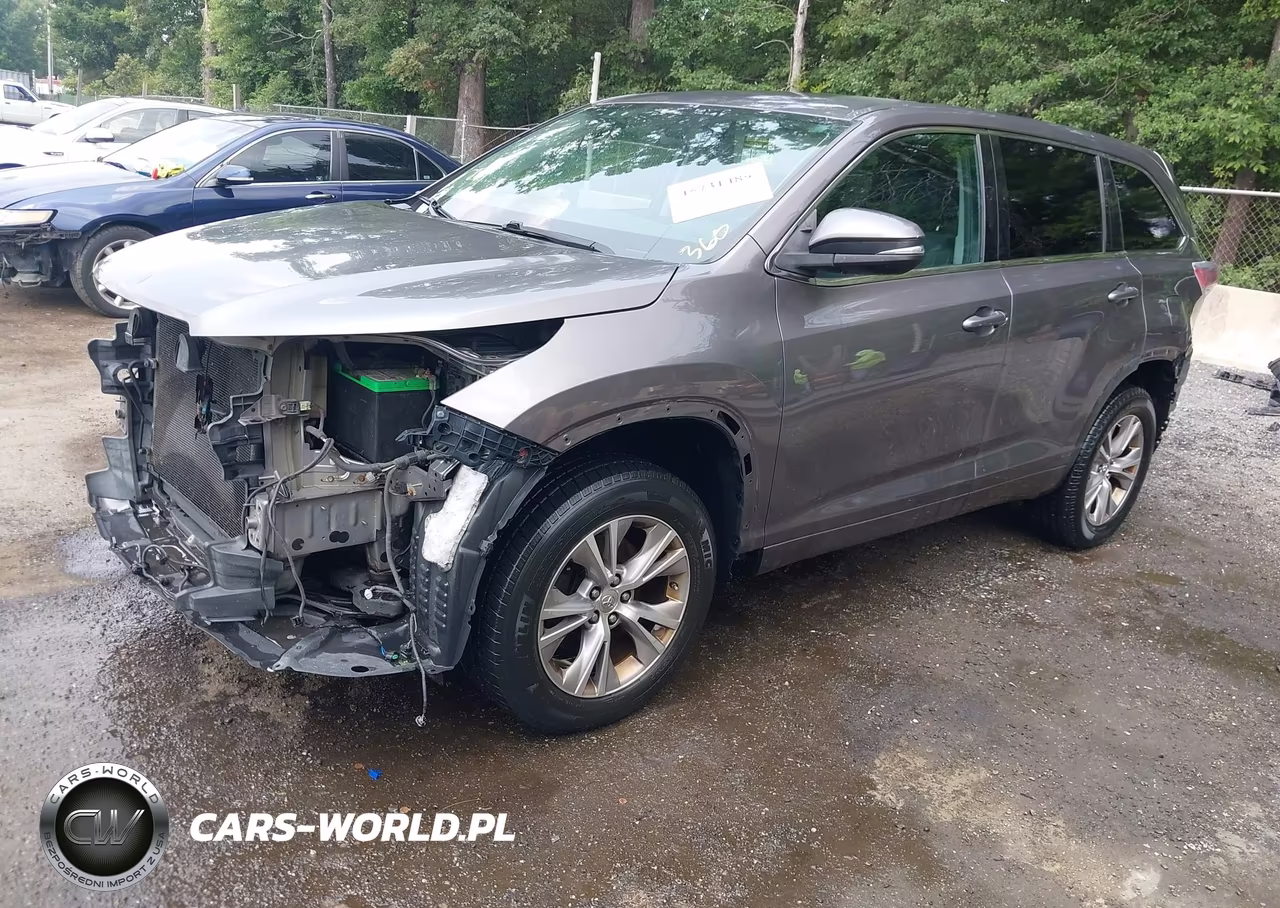 2014 Toyota Highlander Le Plus V6 VIN:5TDBKRFHXES034133 - 2