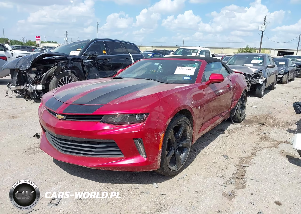 2017 Chevrolet Camaro 2Lt VIN:1G1FD3DX3H0114568 - 2
