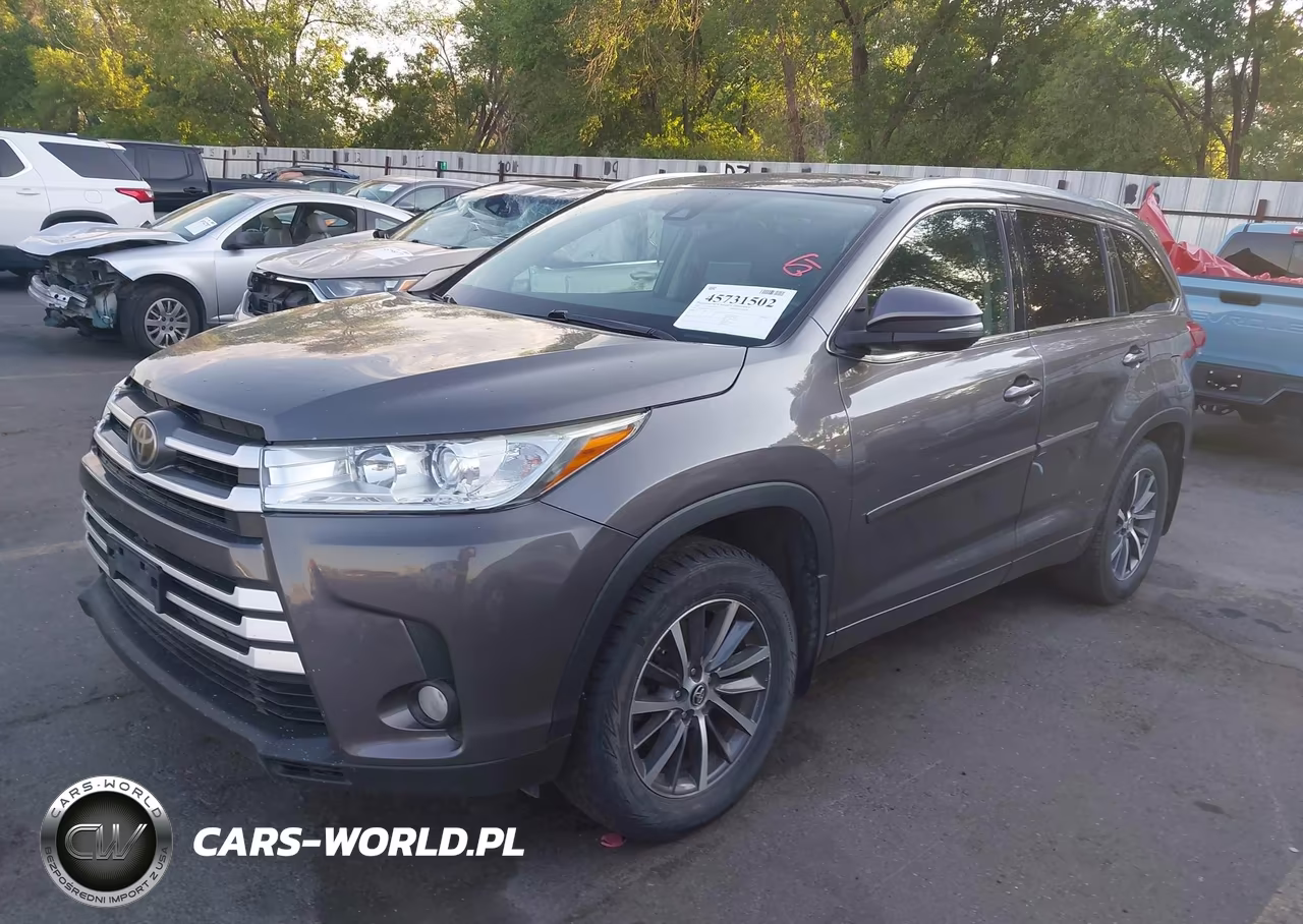2017 Toyota Highlander Xle VIN:5TDJZRFH9HS425155 - 2