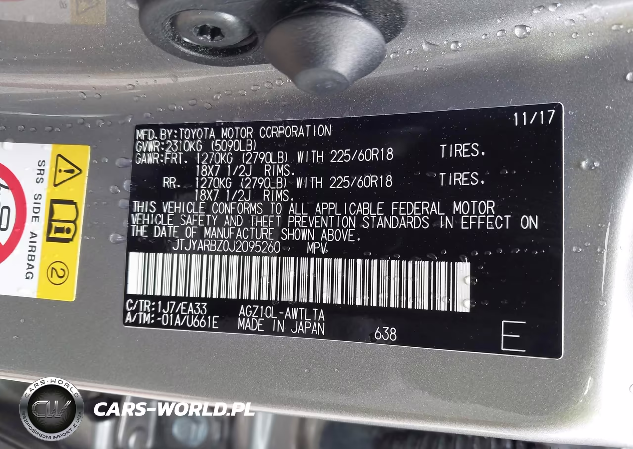 2018 Lexus Nx 300 VIN:JTJYARBZ0J2095260 - 9