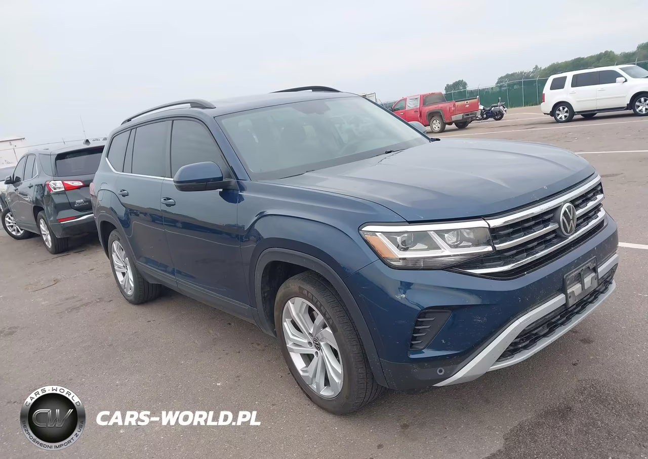 2022 Volkswagen Atlas 3.6L V6 Se W-Technology VIN:1V2JR2CA2NC537709 - 1