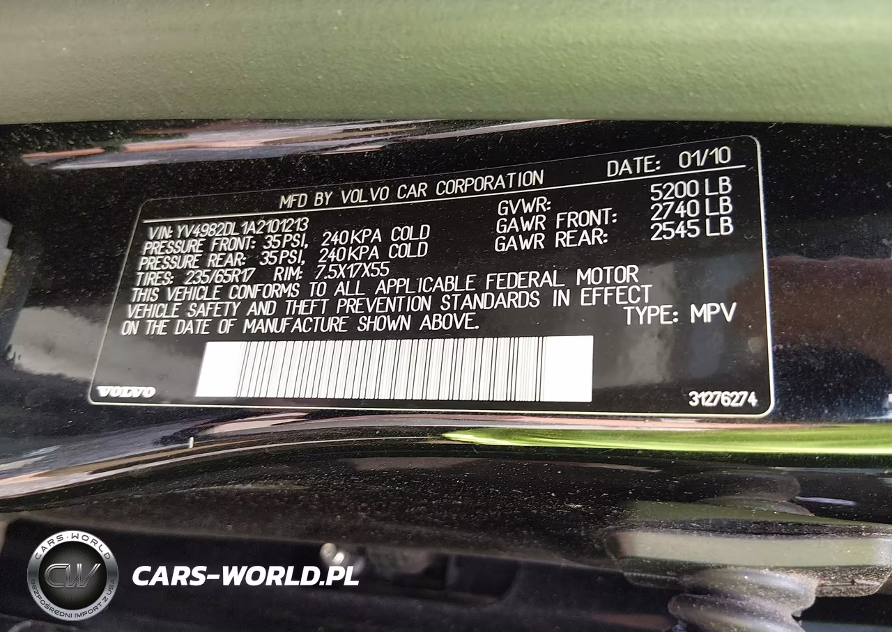 2010 Volvo Xc60 3.2 VIN:YV4982DL1A2101213 - 9